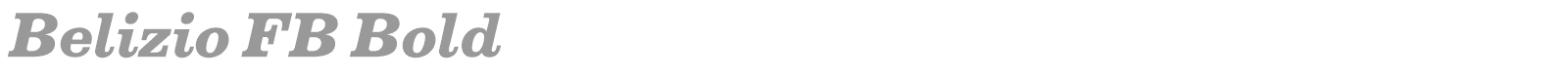 Belizio FB Bold font preview